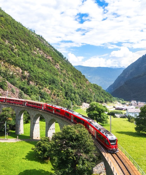 Bernina Ekspresi ile svire